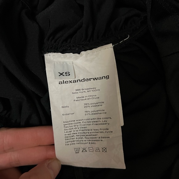 Alexander Wang Mock Ruched Bodycon Dress - Picture 5 of 5